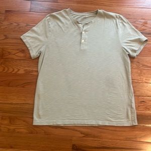 Light Green Men’s J.Crew Henley short sleeve